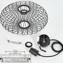 Suspension Banleou Noir, 1 lumière