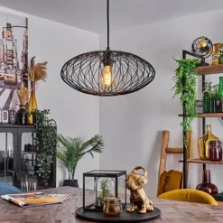 Suspension Banleou Noir, 1 lumière