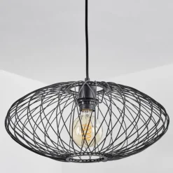 Suspension Banleou Noir, 1 lumière