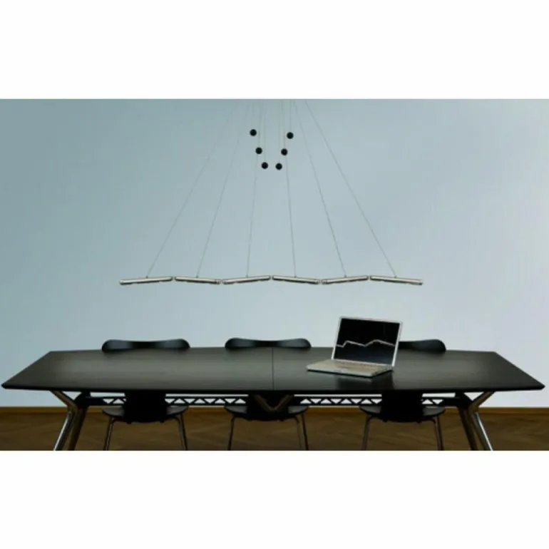 Suspension Basis-Leuchten GENUA LED Aluminium, 6 lumières