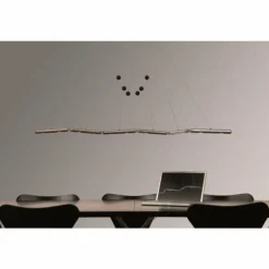 Suspension Basis-Leuchten GENUA LED Aluminium, 6 lumières