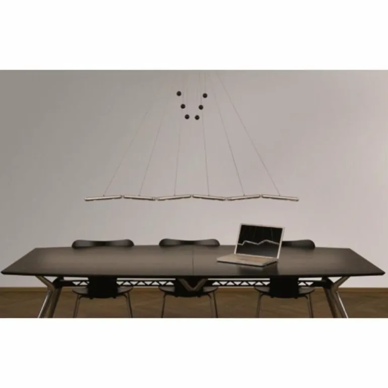 Suspension Basis-Leuchten GENUA LED Aluminium, 6 lumières