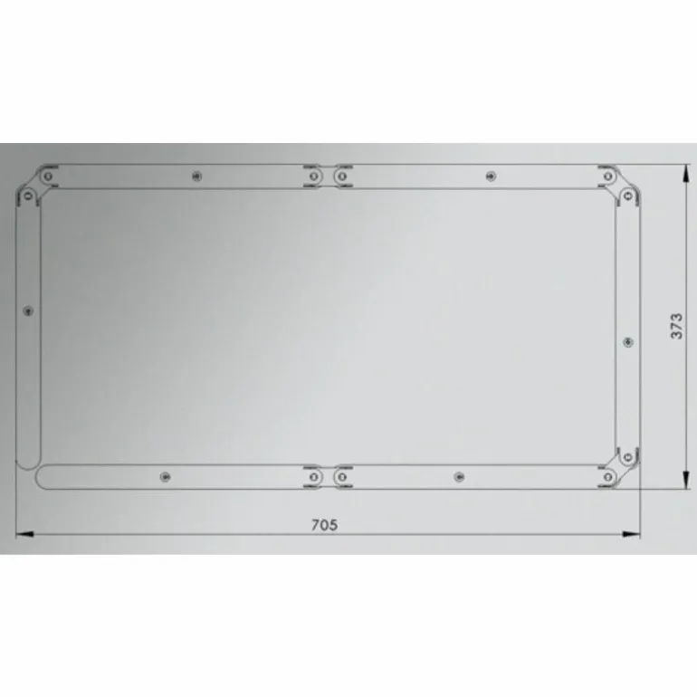 Suspension Basis-Leuchten GENUA LED Aluminium, 6 lumières