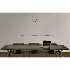 Suspension Basis-Leuchten GENUA LED Aluminium, 4 lumières