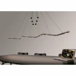 Suspension Basis-Leuchten GENUA LED Aluminium, 4 lumières