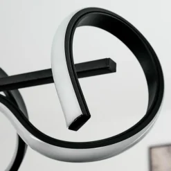 Suspension Bazuin LED Noir, 4 lumières