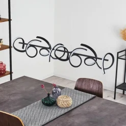 Suspension Bazuin LED Noir, 4 lumières