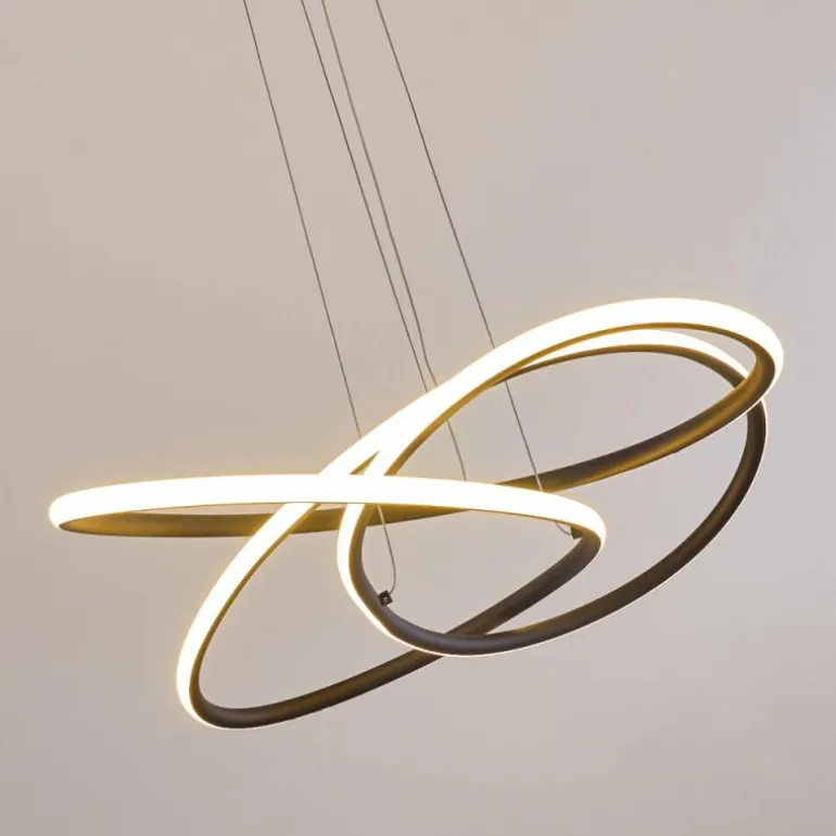 Suspension Belgorod LED Noir, 1 lumière