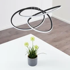 Suspension Belgorod LED Noir, 1 lumière