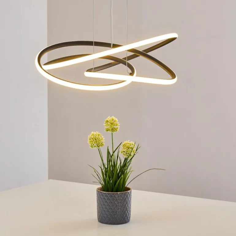 Suspension Belgorod LED Noir, 1 lumière