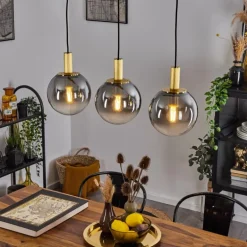 Suspension Berle Laiton, 3 lumières