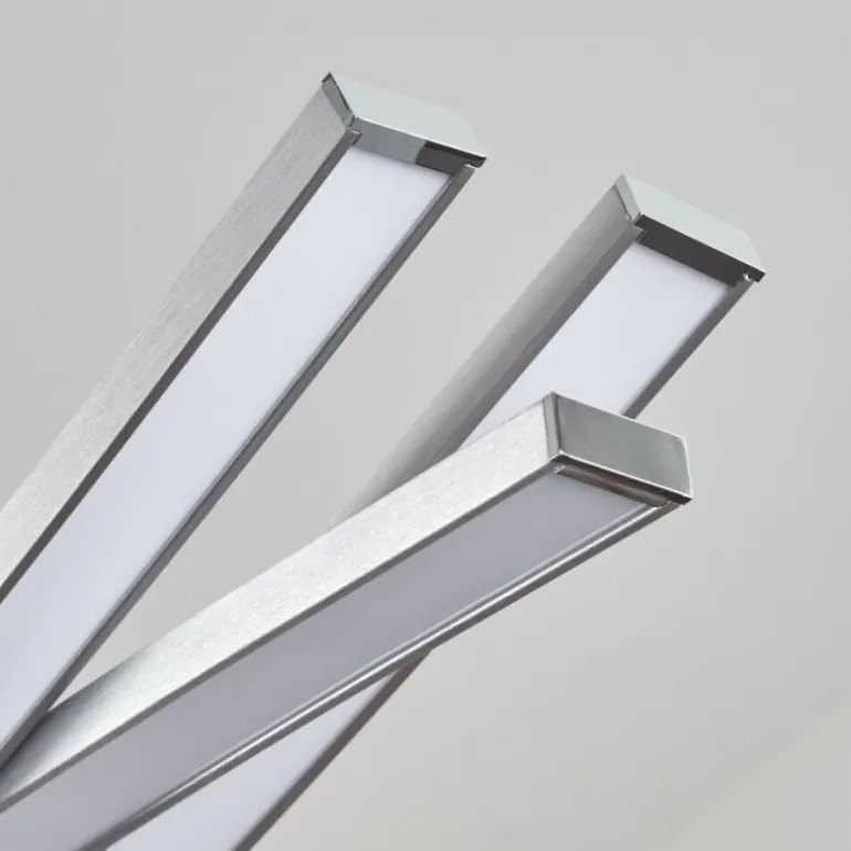 Suspension Bernese LED Nickel mat, 3 lumières