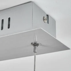 Suspension Bernese LED Nickel mat, 3 lumières