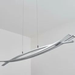 Suspension Bernese LED Nickel mat, 3 lumières