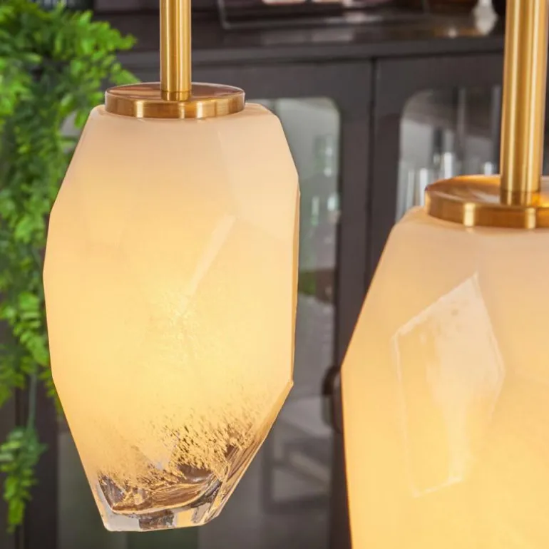 Suspension Bocayuva Laiton, 4 lumières