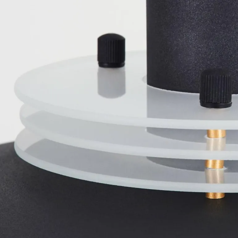 Suspension Boeven Noir, Blanc, 1 lumière