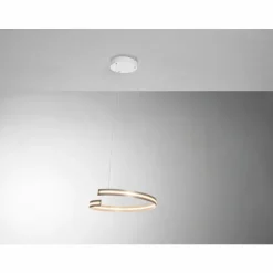Suspension Bopp BREAK LED Aluminium, 1 lumière