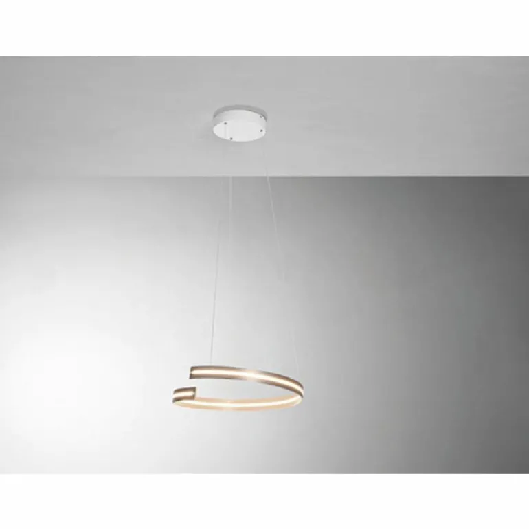 Suspension Bopp BREAK LED Aluminium, 1 lumière