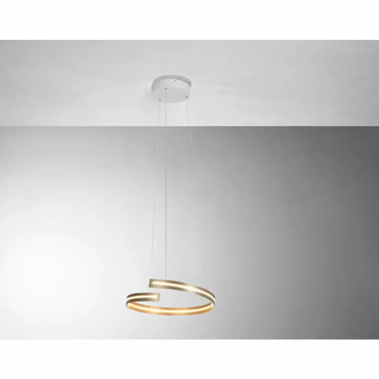 Suspension Bopp BREAK LED Or, 1 lumière