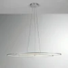 Suspension BOPP FLAIR LED Aluminium, 1 lumière