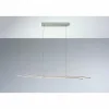Suspension Bopp Flow LED Aluminium, 1 lumière