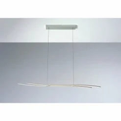 Suspension Bopp Flow LED Aluminium, 1 lumière