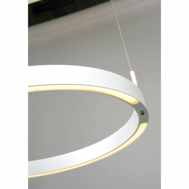 Suspension Bopp-Leuchten FLOAT LED Blanc, 2 lumières