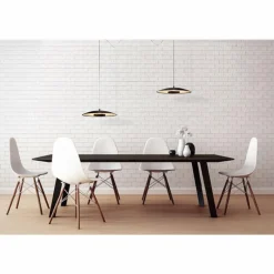 Suspension Bopp-Leuchten UP LED Noir, 6 lumières