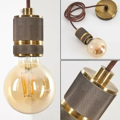 Suspension Borex Laiton, 1 lumière