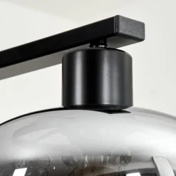 Suspension Boundry Noir, 4 lumières