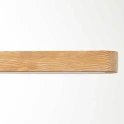 Suspension Brilliant Ainara LED Bois clair, Noir, 1 lumière