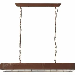 Suspension Brilliant Alvera Rouille, 4 lumières