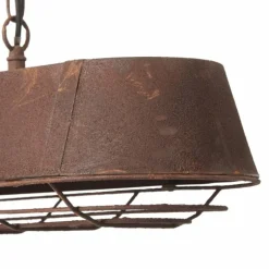 Suspension Brilliant Alvera Rouille, 4 lumières