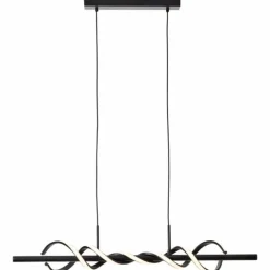 Suspension Brilliant Amalie LED Noir, 1 lumière