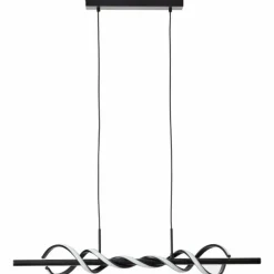 Suspension Brilliant Amalie LED Noir, 1 lumière