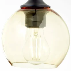 Suspension Brilliant Amiri Noir, 5 lumières