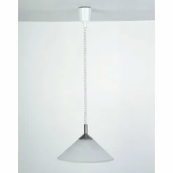 Suspension Brilliant Ariana Blanc, 1 lumière