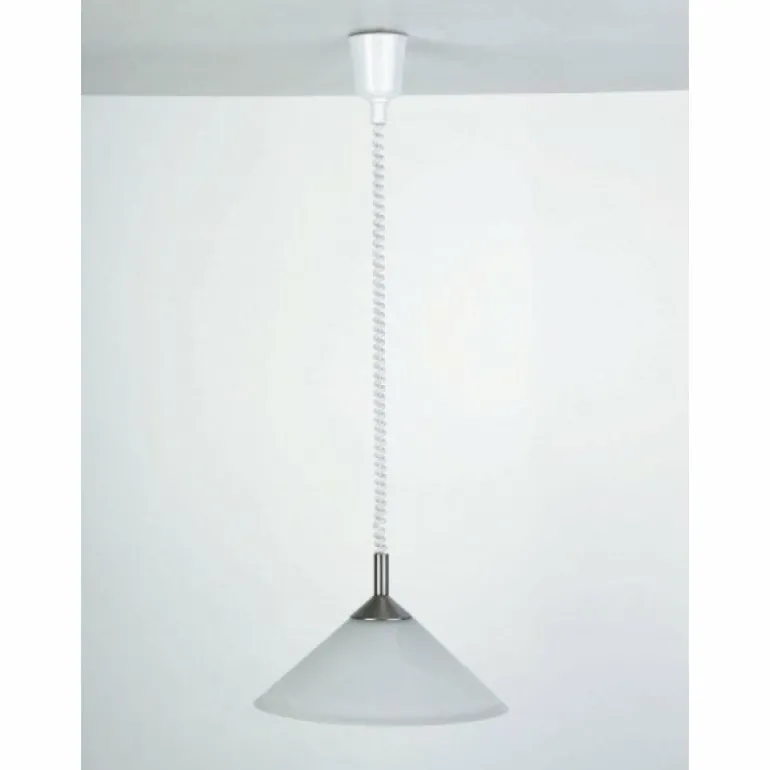 Suspension Brilliant Ariana Blanc, 1 lumière