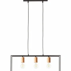 Suspension Brilliant Arica Noir, 3 lumières