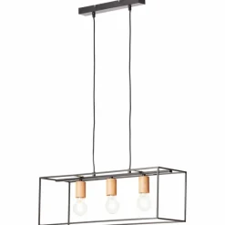 Suspension Brilliant Arica Noir, 3 lumières