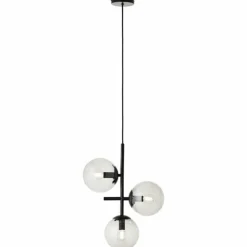 Suspension Brilliant Ariol Noir, 3 lumières