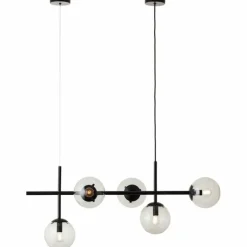 Suspension Brilliant Ariol Noir, 5 lumières