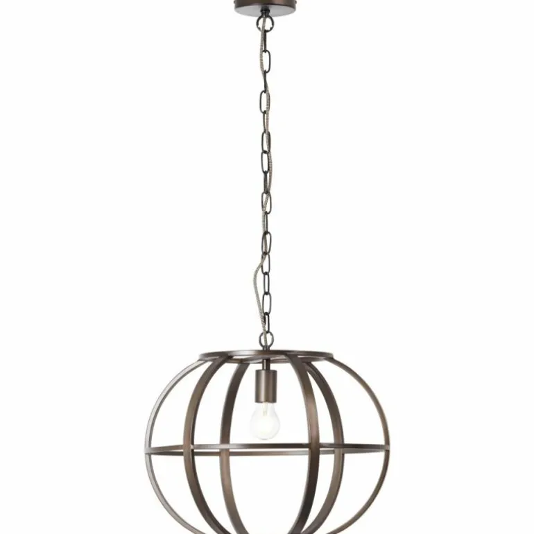 Suspension Brilliant Basia Brun, Bronze, Bruni, 1 lumière