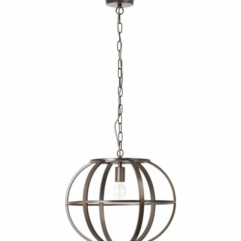 Suspension Brilliant Basia Brun, Bronze, Bruni, 1 lumière