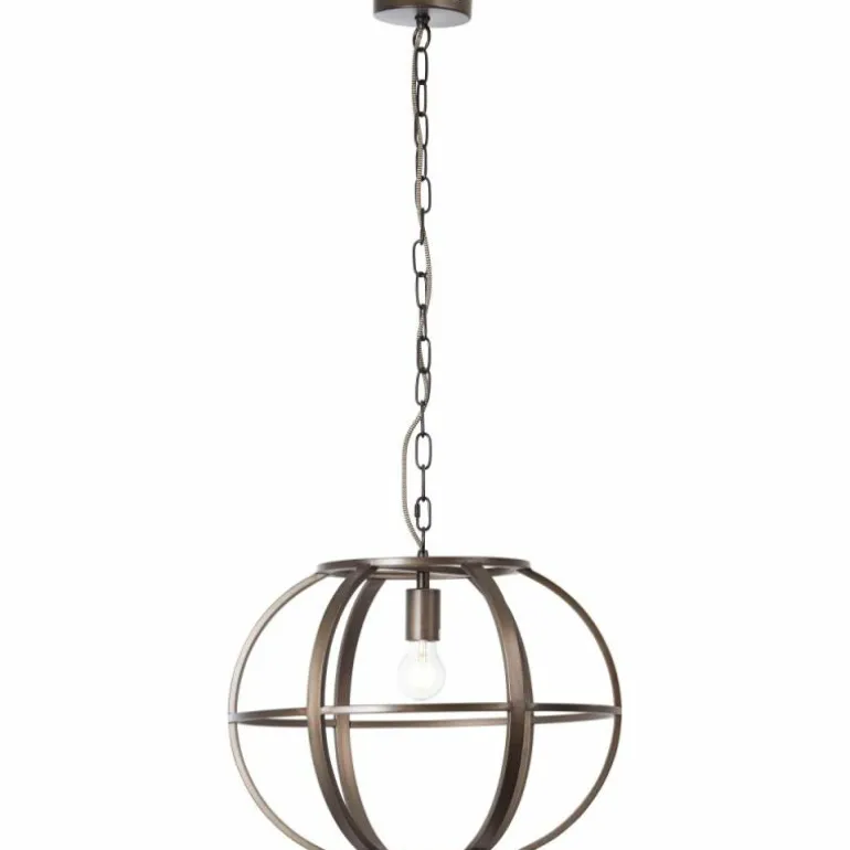 Suspension Brilliant Basia Brun, Bronze, Bruni, 1 lumière