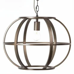 Suspension Brilliant Basia Brun, Bronze, Bruni, 1 lumière