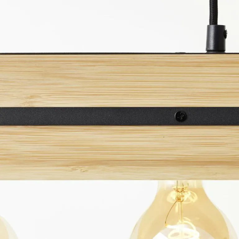 Suspension Brilliant Benny Noir, 4 lumières