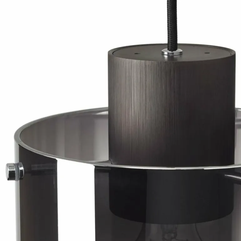 Suspension Brilliant Beth Noir, 1 lumière