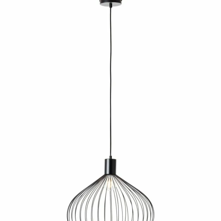 Suspension Brilliant Blacky Noir, 1 lumière