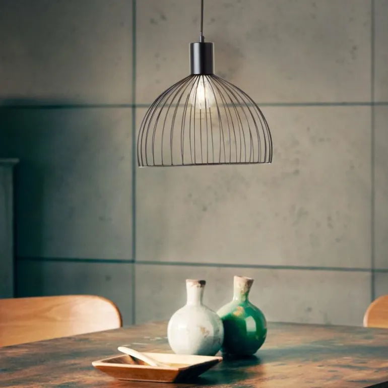 Suspension Brilliant Blacky Noir, 1 lumière